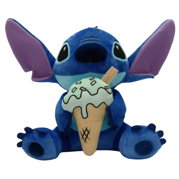 Disney Pelúcia Stitch com Sorvete 30 cm