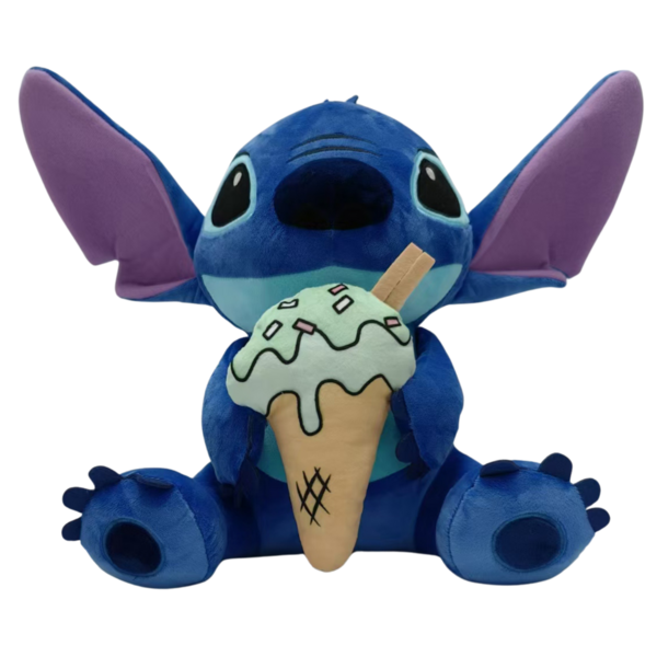 Disney Pelúcia Stitch com Sorvete 30 cm